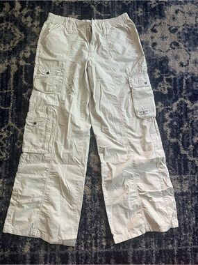 Light Cream BDG Cargo Pants with Multiple Pockets